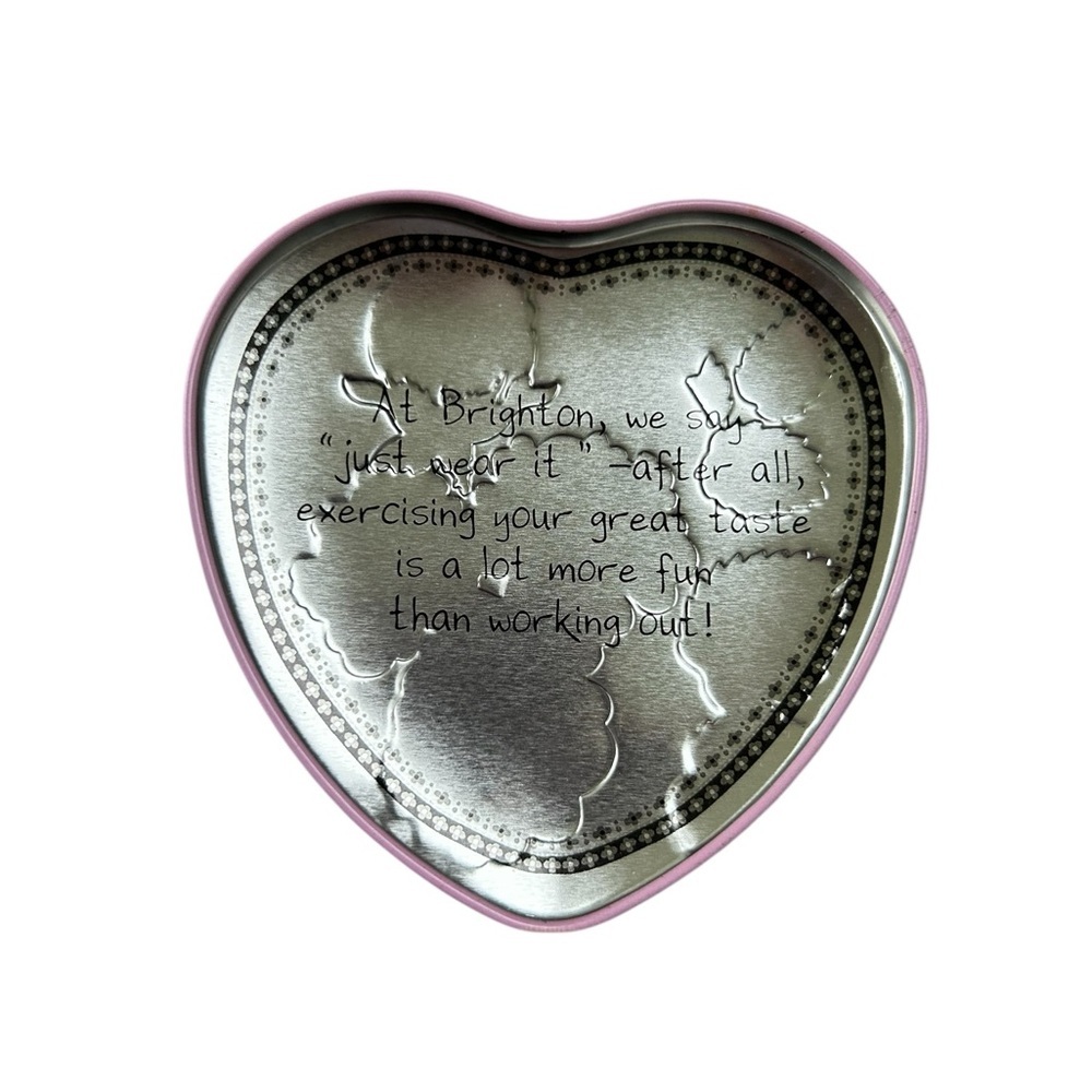 Brighton Set of 3 collectible heart-shaped tins, decorative, inspirational words - Picture 14 of 16